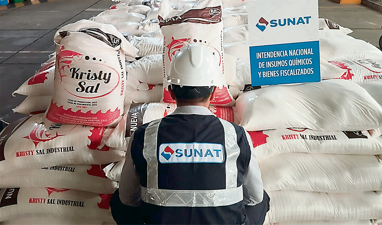 SUNAT inicia control mas estricto sobre insumos quimicos