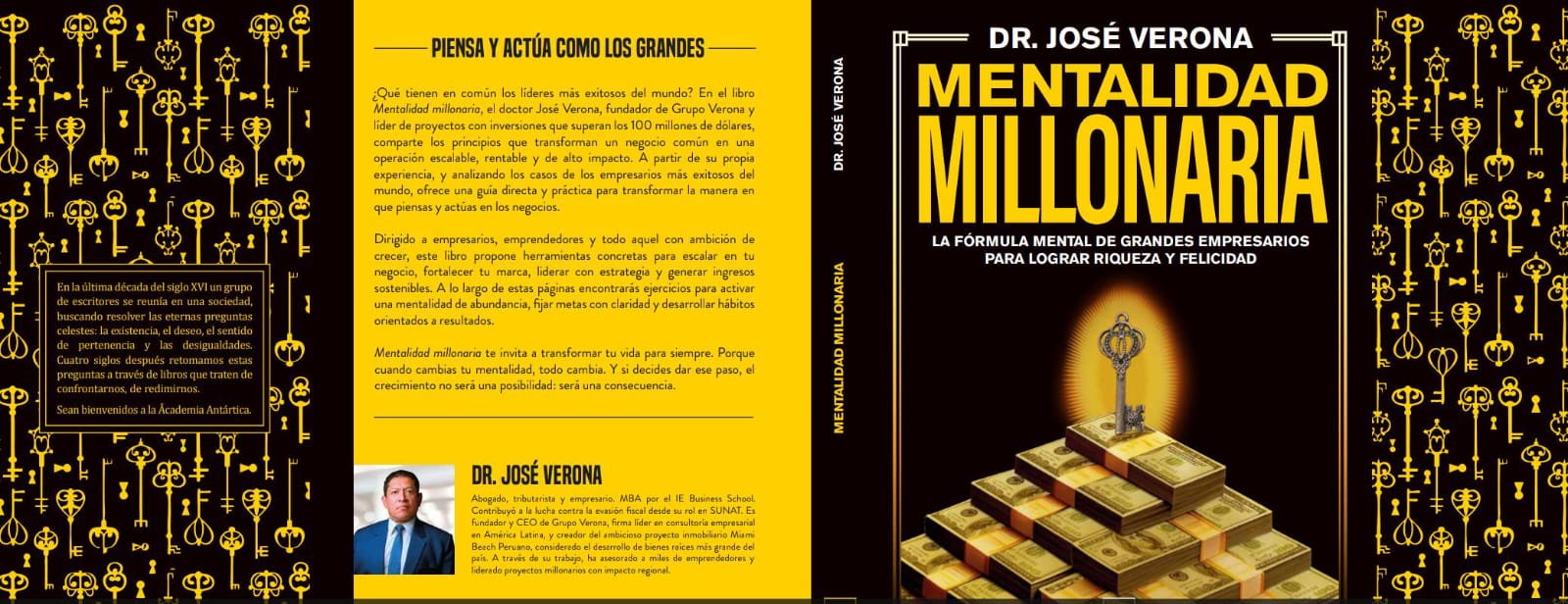 ¡Lanzamiento Exclusivo! MENTALIDAD MILLONARIA: El nuevo libro del Dr. Verona que transformara tu forma de emprender