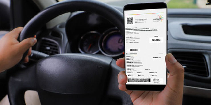 Solicitud digital de SUNARP para cambio de placa vehicular